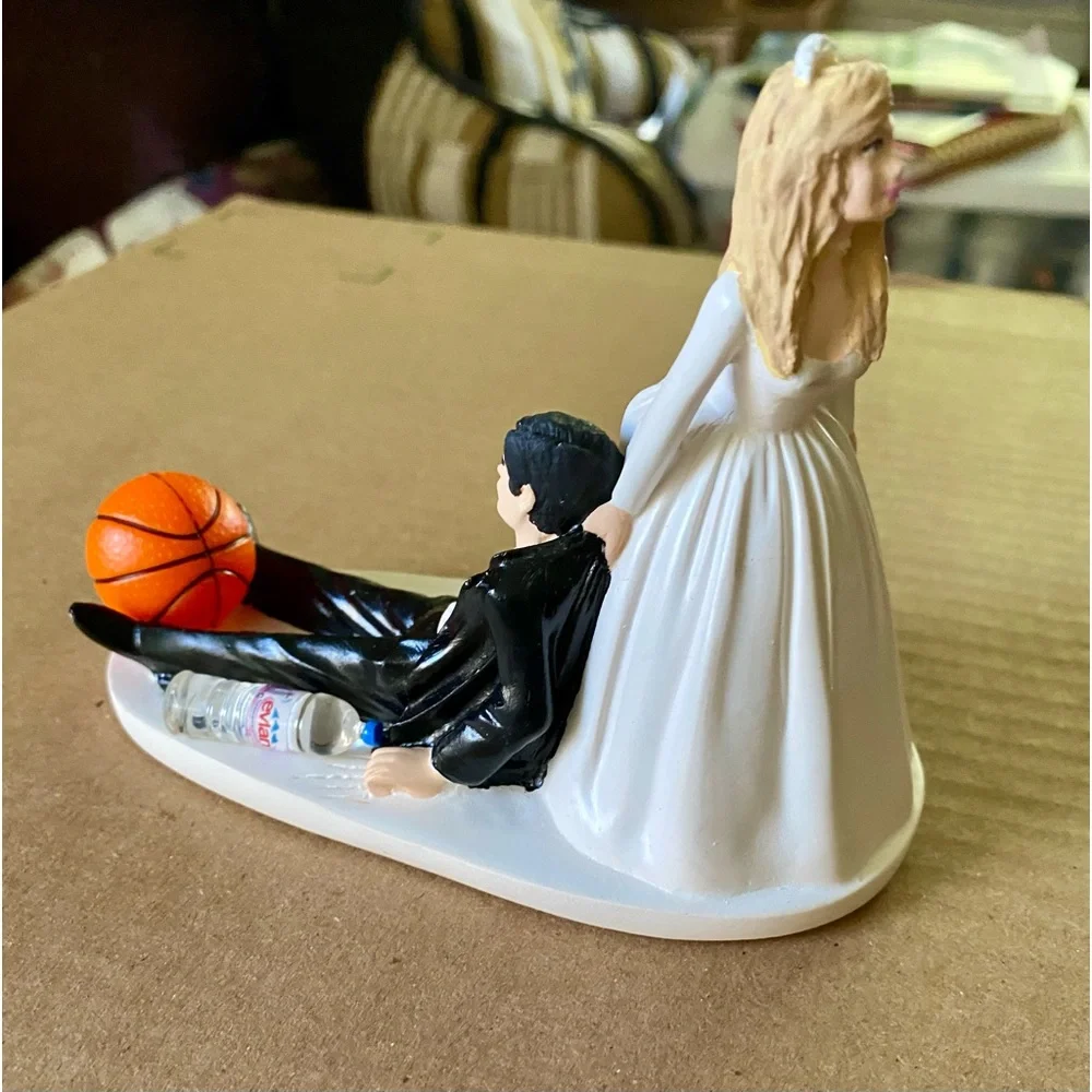 Custom Handmade Ceramic Wedding Cake Topper